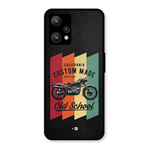 Old School Bike Metal Back Case for Realme 9 Pro Plus 5G