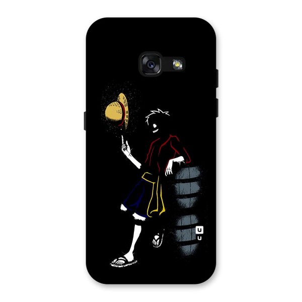 One Piece Luffy Style Back Case for Galaxy A3 (2017)