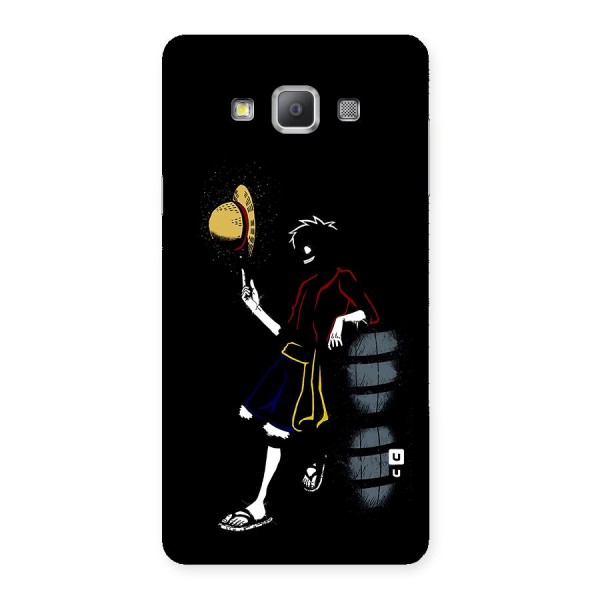 One Piece Luffy Style Back Case for Galaxy A7