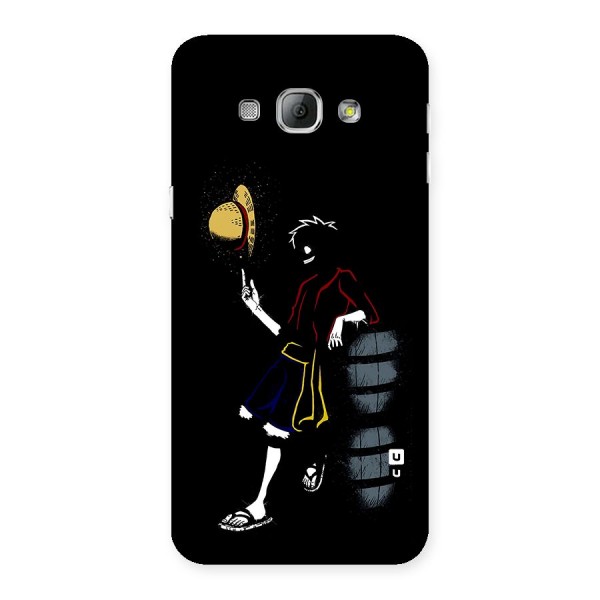 One Piece Luffy Style Back Case for Galaxy A8