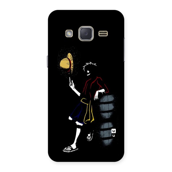 One Piece Luffy Style Back Case for Galaxy J2