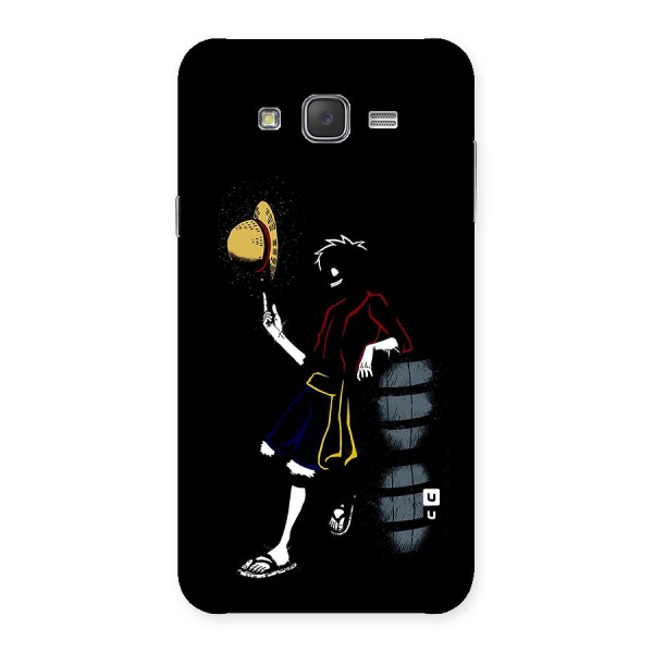 One Piece Luffy Style Back Case for Galaxy J7