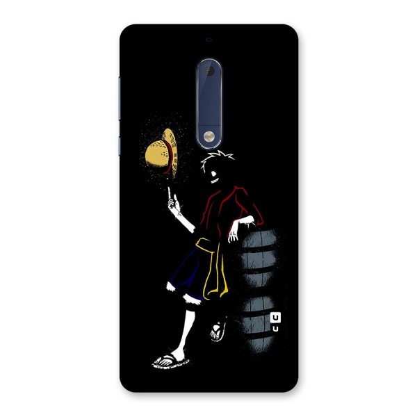 One Piece Luffy Style Back Case for Nokia 5