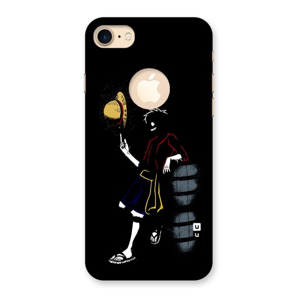 One Piece Luffy Style Back Case for iPhone 7 Logo Cut