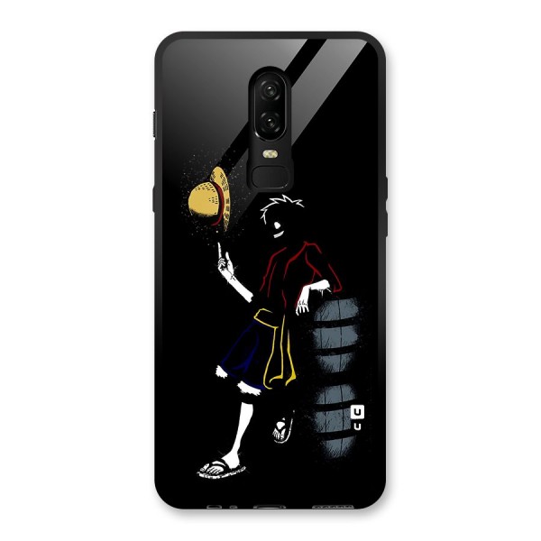 One Piece Luffy Style Glass Back Case for OnePlus 6