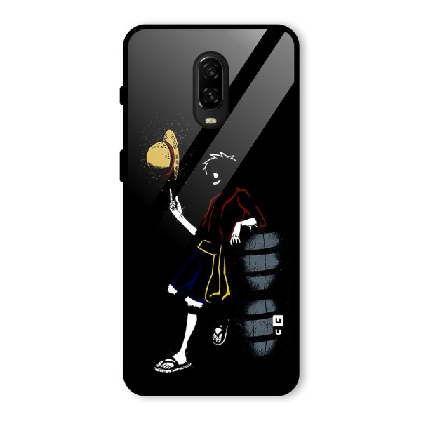One Piece Luffy Style Glass Back Case for OnePlus 6T