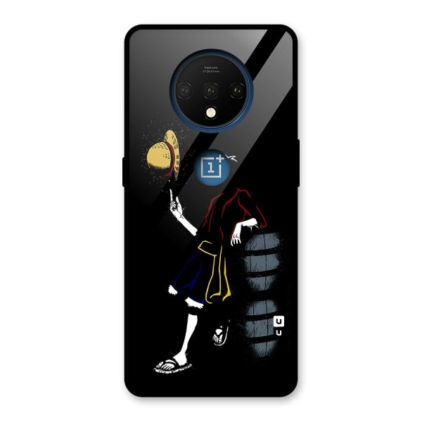 One Piece Luffy Style Glass Back Case for OnePlus 7T
