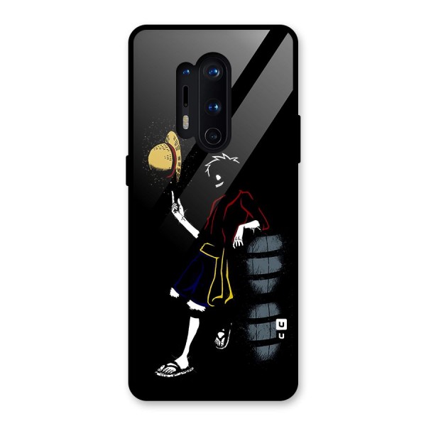 One Piece Luffy Style Glass Back Case for OnePlus 8 Pro