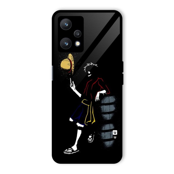 One Piece Luffy Style Glass Back Case for Realme 9 Pro 5G