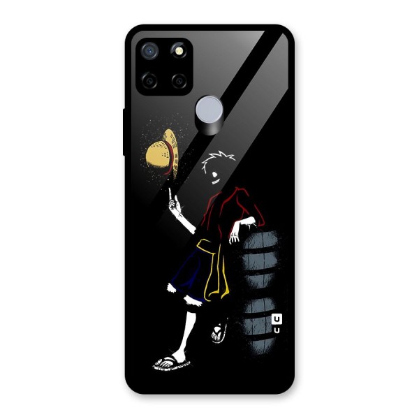 One Piece Luffy Style Glass Back Case for Realme C15