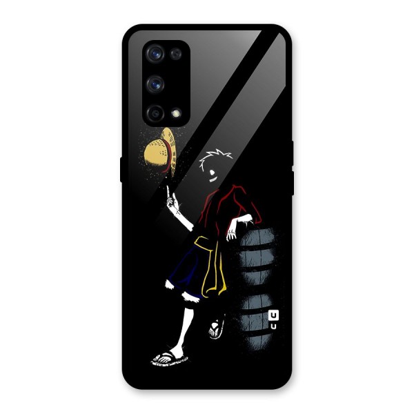 One Piece Luffy Style Glass Back Case for Realme X7 Pro