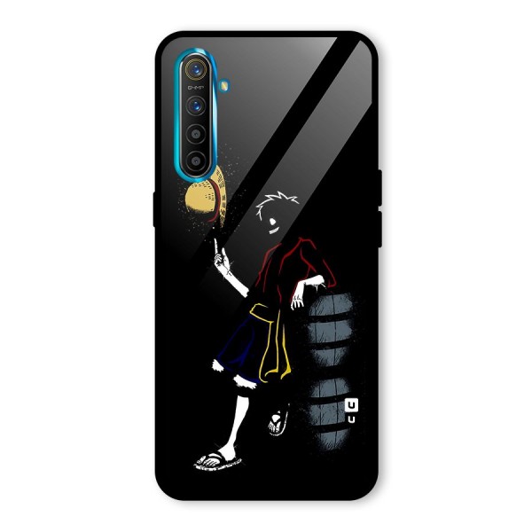 One Piece Luffy Style Glass Back Case for Realme XT