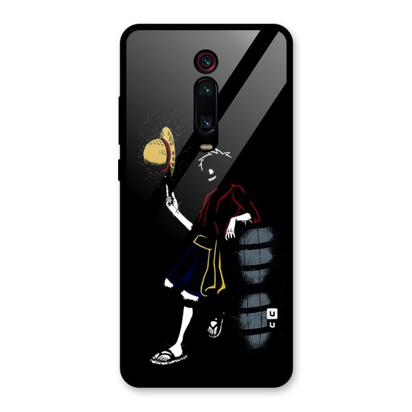 One Piece Luffy Style Glass Back Case for Redmi K20 Pro