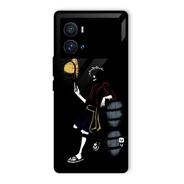 One Piece Luffy Style Glass Back Case for Vivo iQOO 9 Pro