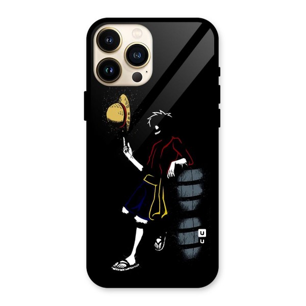 One Piece Luffy Style Glass Back Case for iPhone 13 Pro Max