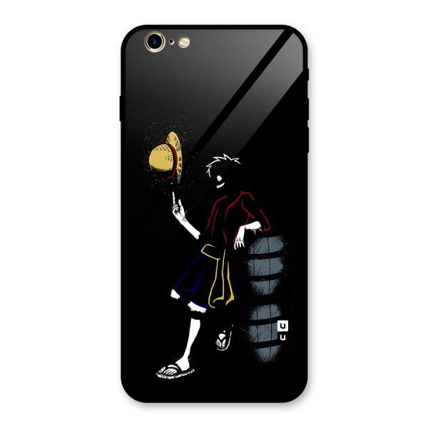 One Piece Luffy Style Glass Back Case for iPhone 6 Plus 6S Plus