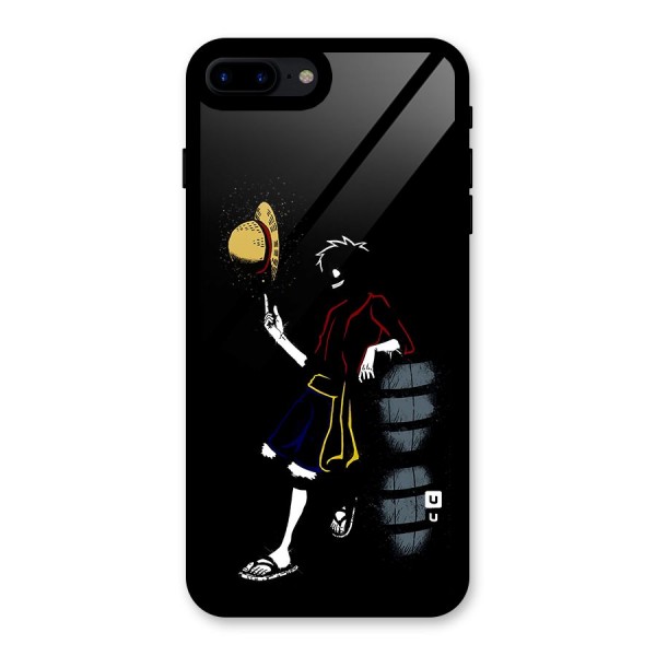 One Piece Luffy Style Glass Back Case for iPhone 7 Plus