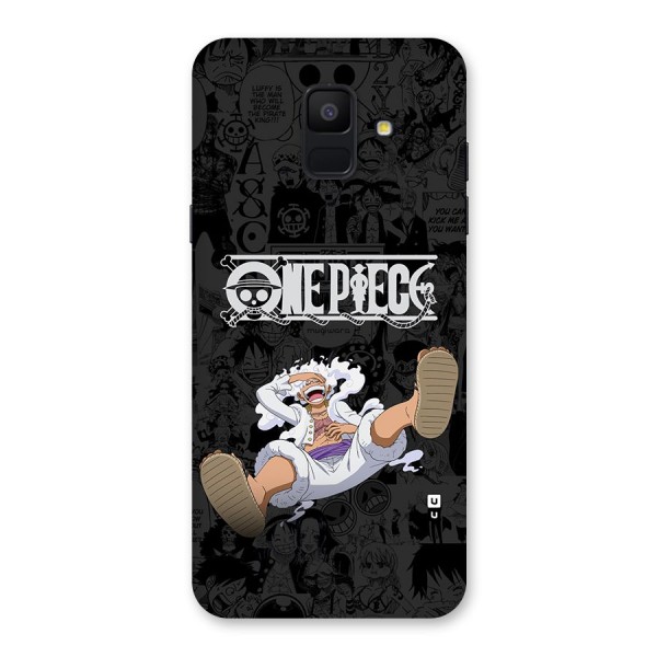 One Piece Manga Laughing Back Case for Galaxy A6 (2018)