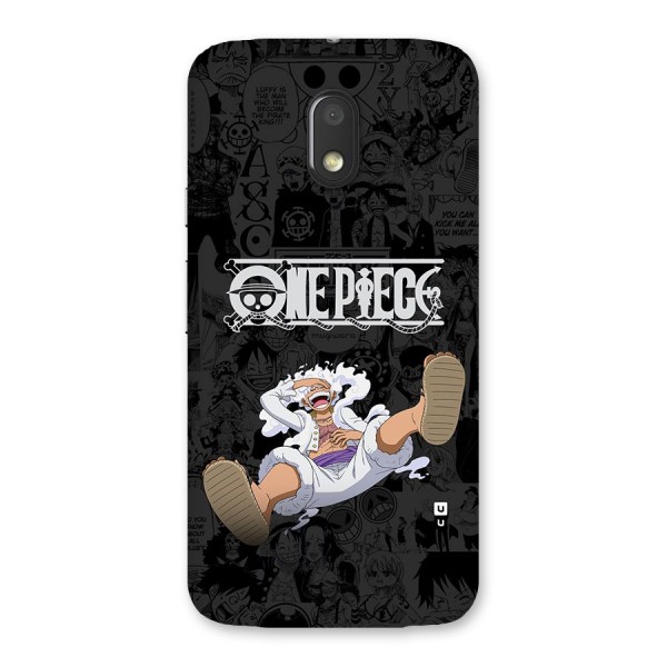 One Piece Manga Laughing Back Case for Moto E3 Power