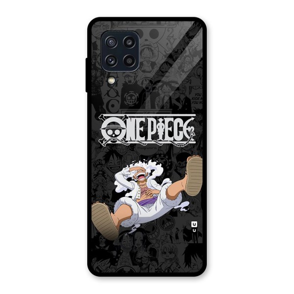 One Piece Manga Laughing Glass Back Case for Galaxy M32
