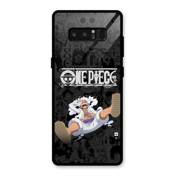 One Piece Manga Laughing Glass Back Case for Galaxy Note 8