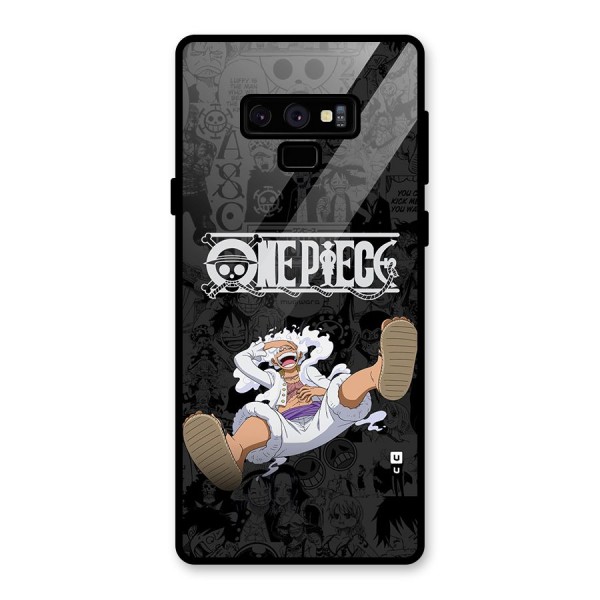 One Piece Manga Laughing Glass Back Case for Galaxy Note 9