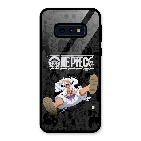 One Piece Manga Laughing Glass Back Case for Galaxy S10e