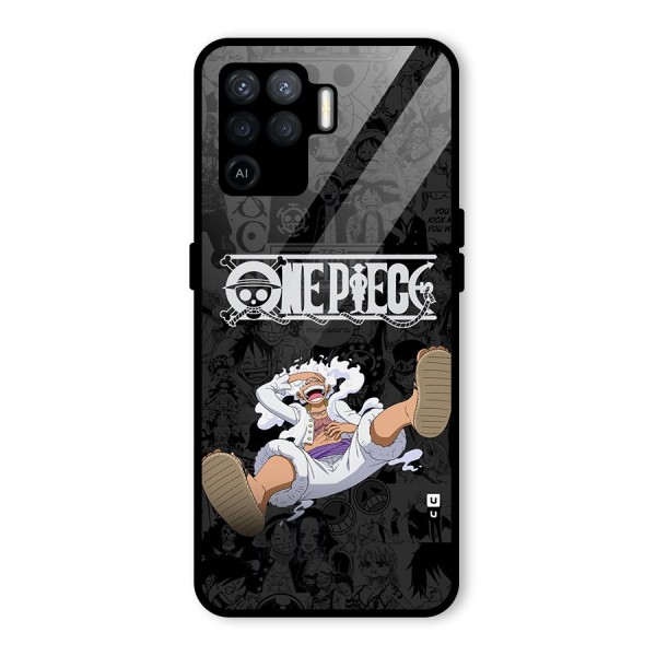 One Piece Manga Laughing Glass Back Case for Oppo F19 Pro