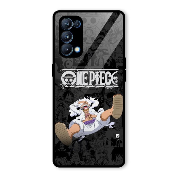 One Piece Manga Laughing Glass Back Case for Oppo Reno5 Pro 5G