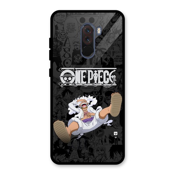 One Piece Manga Laughing Glass Back Case for Poco F1