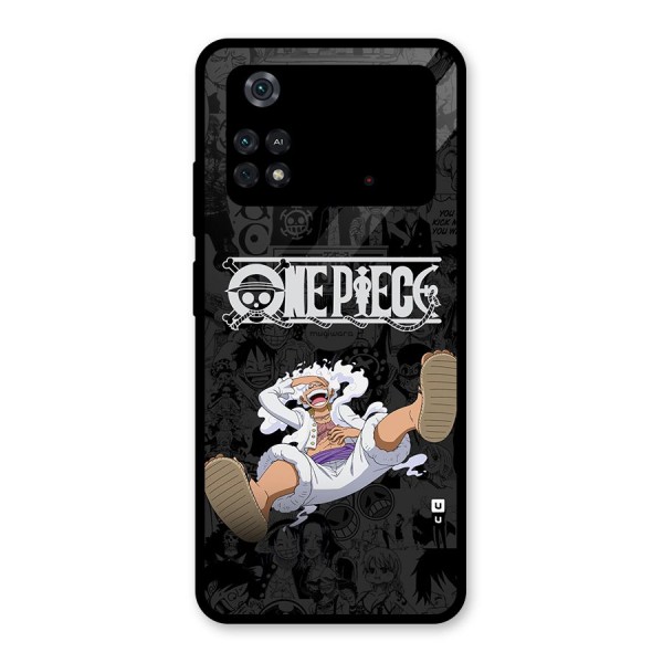 One Piece Manga Laughing Glass Back Case for Poco M4 Pro 4G