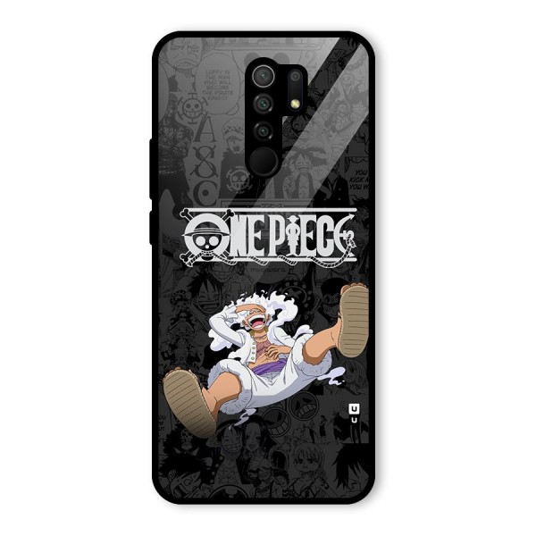 One Piece Manga Laughing Glass Back Case for Redmi 9 Prime
