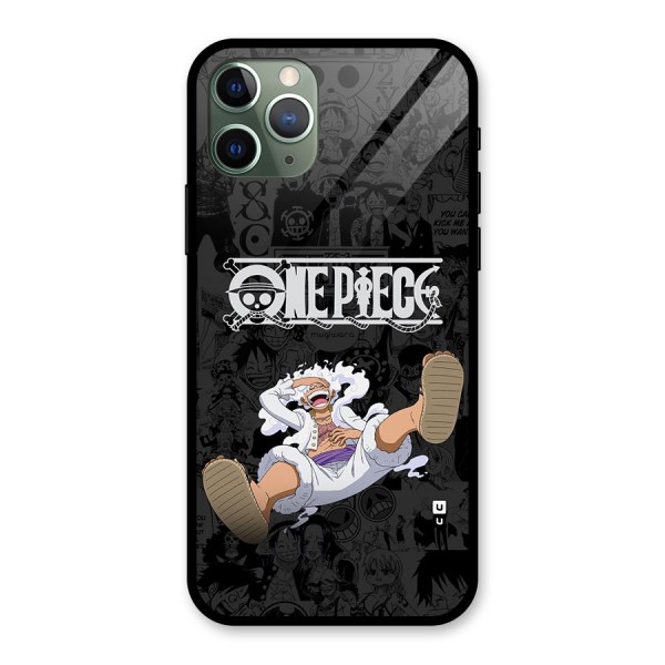 One Piece Manga Laughing Glass Back Case for iPhone 11 Pro