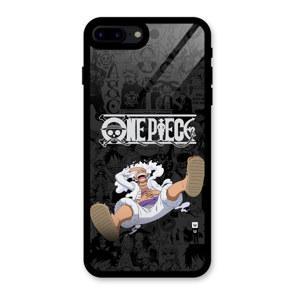 One Piece Manga Laughing Glass Back Case for iPhone 8 Plus