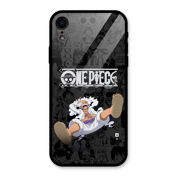 One Piece Manga Laughing Glass Back Case for iPhone XR