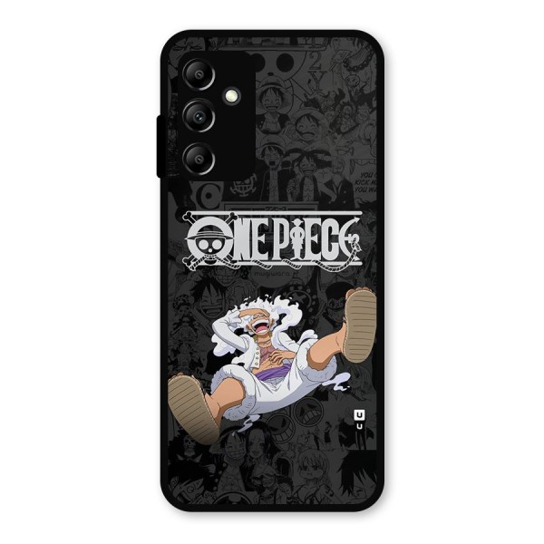 One Piece Manga Laughing Metal Back Case for Galaxy A14 5G