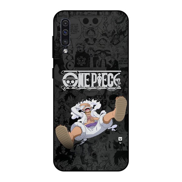 One Piece Manga Laughing Metal Back Case for Galaxy A30s