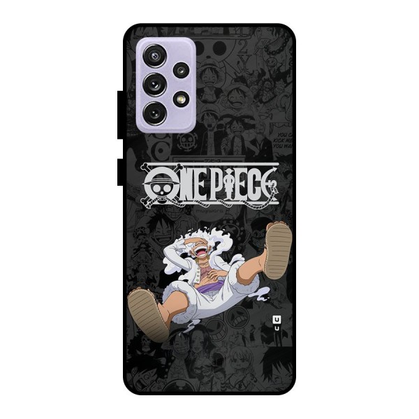 One Piece Manga Laughing Metal Back Case for Galaxy A72