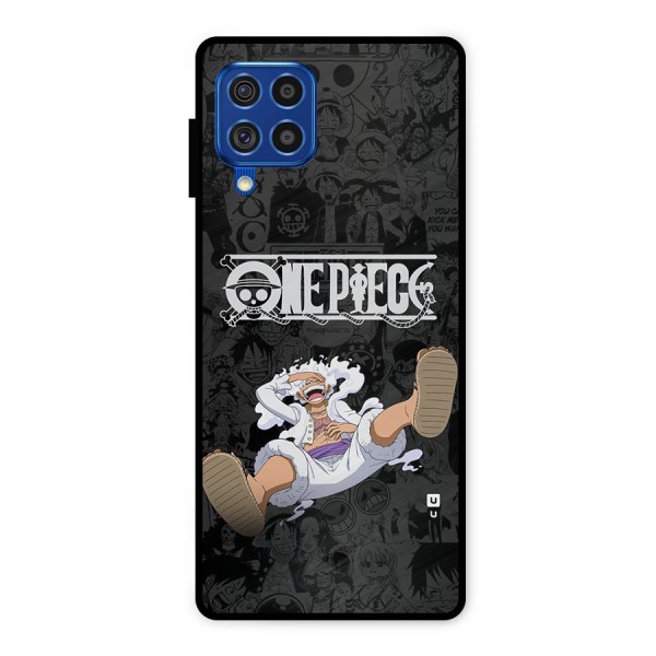 One Piece Manga Laughing Metal Back Case for Galaxy F62