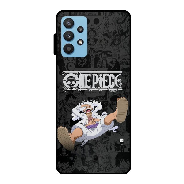 One Piece Manga Laughing Metal Back Case for Galaxy M32 5G