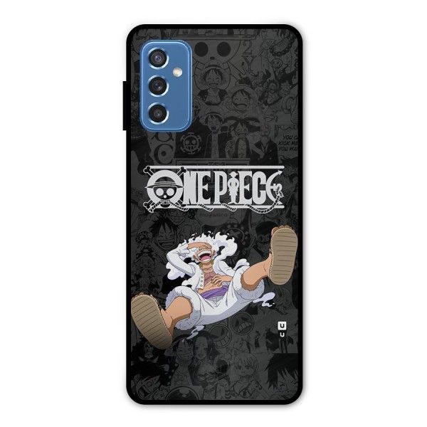 One Piece Manga Laughing Metal Back Case for Galaxy M52 5G