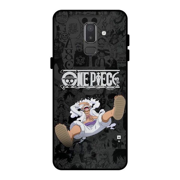 One Piece Manga Laughing Metal Back Case for Galaxy On8 (2018)