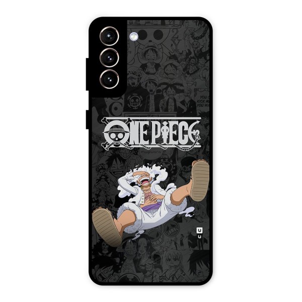 One Piece Manga Laughing Metal Back Case for Galaxy S21 Plus