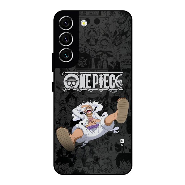 One Piece Manga Laughing Metal Back Case for Galaxy S22 5G