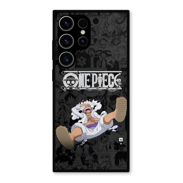 One Piece Manga Laughing Metal Back Case for Galaxy S23 Ultra