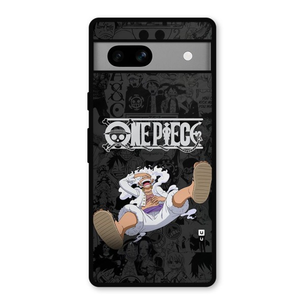 One Piece Manga Laughing Metal Back Case for Google Pixel 7a