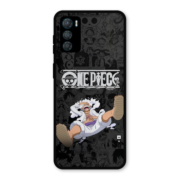 One Piece Manga Laughing Metal Back Case for Moto G42