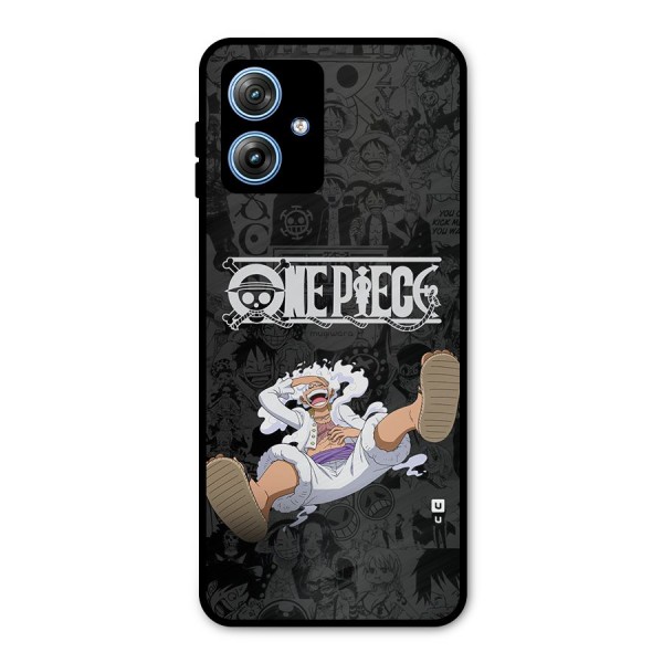 One Piece Manga Laughing Metal Back Case for Moto G54