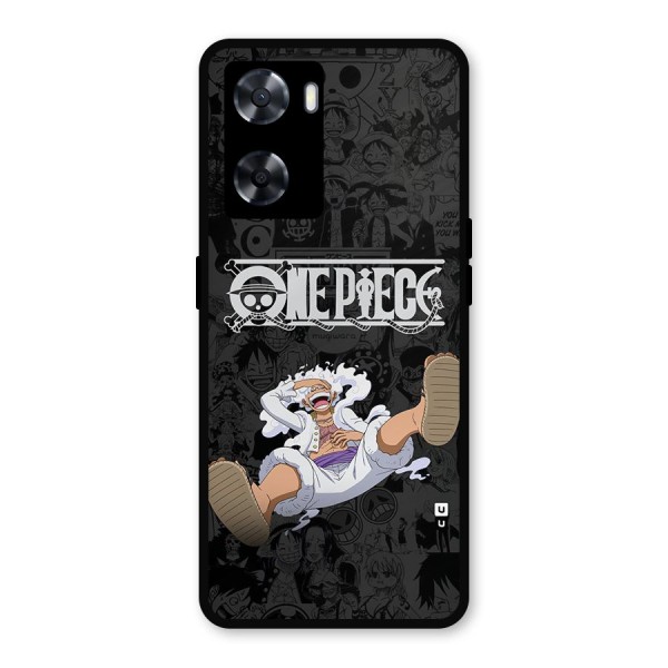 One Piece Manga Laughing Metal Back Case for Oppo A57 2022