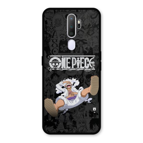 One Piece Manga Laughing Metal Back Case for Oppo A5 (2020)